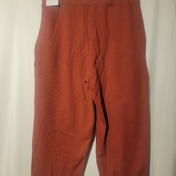 Nike Yoga Luxe Cropped Fleece Pants Women's Training Brown DA0776 Size Small - Picture 3 of 6